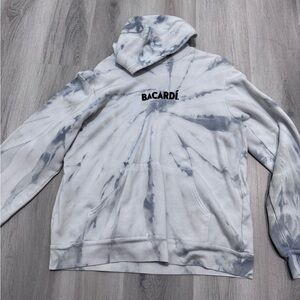 Bacardi Gray Tie-Dye Hoodie